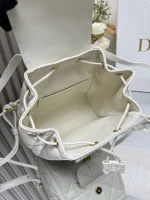 Dior Caro 白色羊皮背包小號PM-M6302：圖片 10
