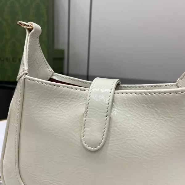 GUCCI Jackie Notte象牙漆皮手提包-782889：圖片 7