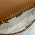 GUCCI Blondie小號米棕帆布手提包-815714：圖片 9