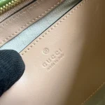 GUCCI GG Quilted中號粉米皮革斜背包-735049：圖片 9
