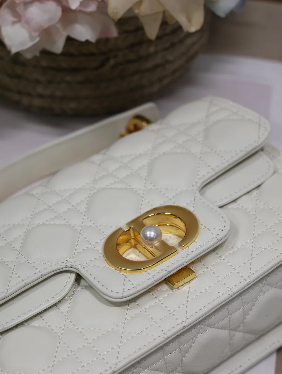 Dior Jolie 奶白小牛皮單肩包小號PM-M9271 6 Dior Jolie 奶白小牛皮單肩包小號PM-M9271