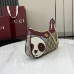 GUCCI GG Monogram紅棕貓頭鷹斜背包-818763：圖片 3