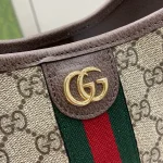 GUCCI Ophidia小號米白帆布水桶包-781402：圖片 6