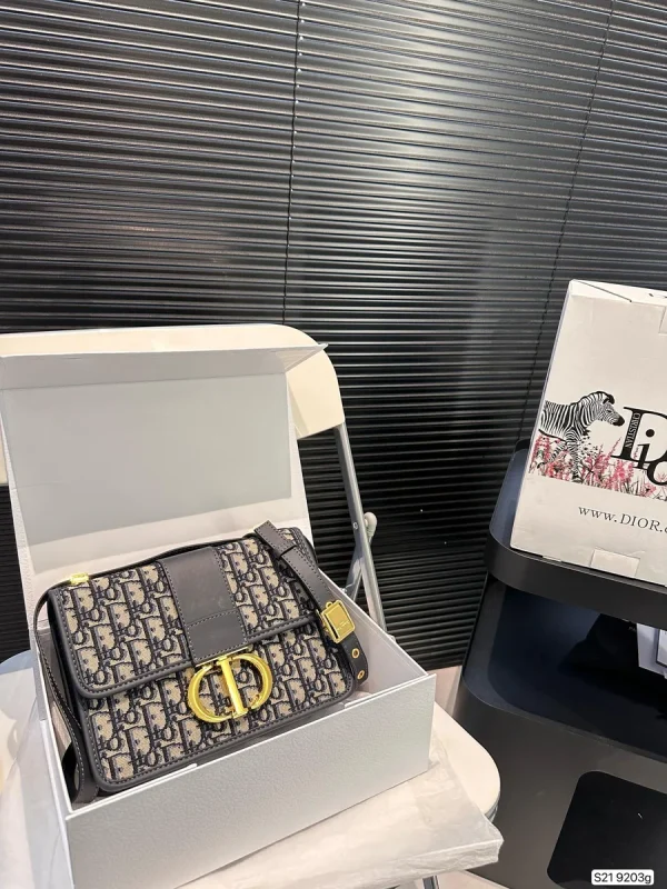 Dior 30 Montaigne 藍色單肩包中號MM-M9203：圖片 2