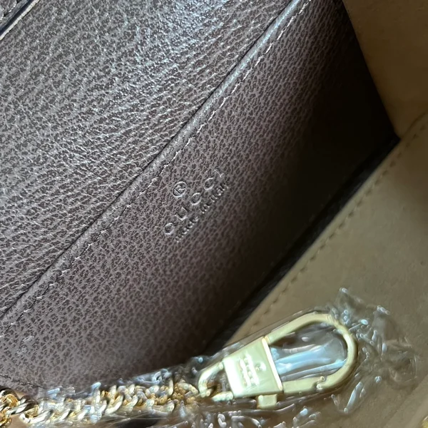 GUCCI Ophidia米棕皮革手挽包-699532：圖片 9