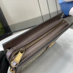 GUCCI Ophidia迷你米棕帆布斜揹包-795467：圖片 7