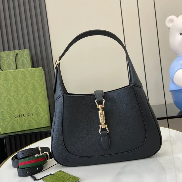 GUCCI Jackie 1961小號紅皮肩揹包-810232：圖片 2