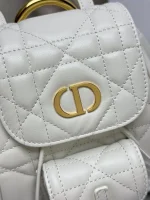 Dior Caro 白色羊皮背包小號PM-M6302：圖片 3