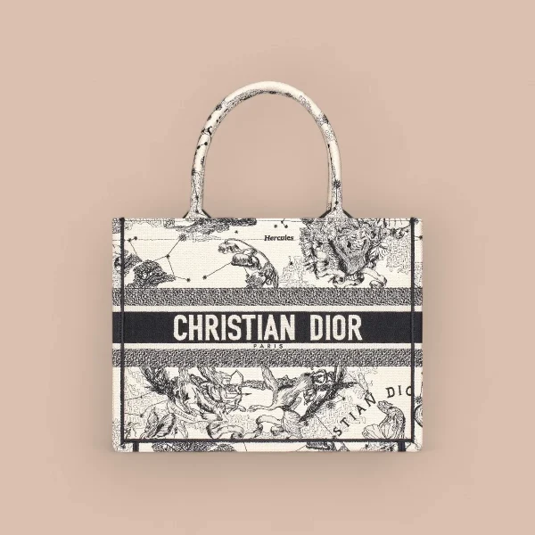 Dior Book 奶白色托特包中號MM-M1296