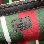 GUCCI GG Emblem中號米棕帆布托特包-815213：圖片 10