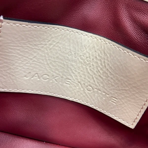 GUCCI Jackie Notte象牙漆皮手提包-782889：圖片 10