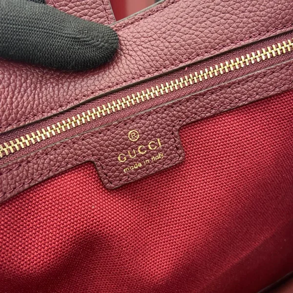 GUCCI Jackie大紅色皮革肩揹包-813650：圖片 10
