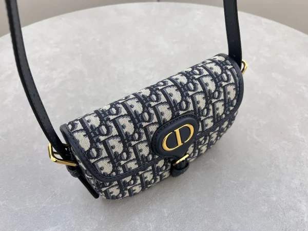 Dior Bobby 藍色緹花斜挎包小號PM-M9335：圖片 8