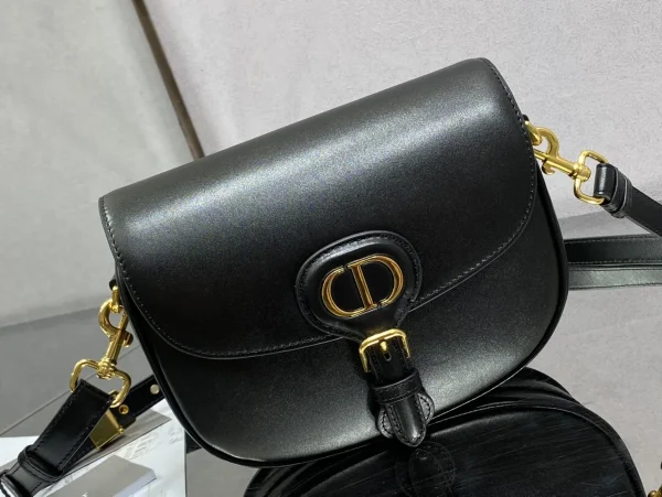 Dior Bobby 黑色小牛皮斜挎包中號MM-M9319：圖片 3