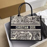 Dior Book 白色托特包中號MM-M1324：圖片 10