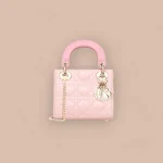 Dior Lady mini奶白羊皮斜挎包mini-M0505