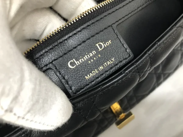 Dior Caro 黑色小牛皮包中號MM-M9242：圖片 10