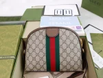 GUCCI Gucci Love Parade小號米白帆布斜揹包-499621：圖片 3
