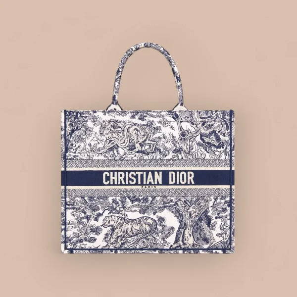 Dior Book 藍色托特包大號GM-M1286