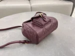 Dior Caro 粉紅羊皮雙肩背包小號PM-M6302：圖片 4
