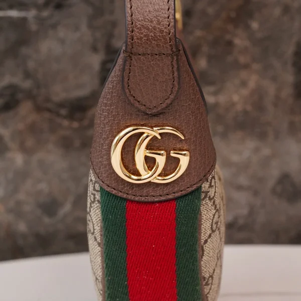 GUCCI Ophidia米棕帆布斜背包-658551：圖片 10