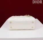 Dior Lady 白色羊皮斜挎包小號PM-M0538：圖片 4