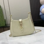 GUCCI Jackie Notte象牙漆皮手提包-782889：圖片 2