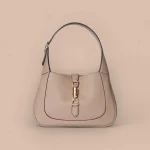 GUCCI Jackie 1961小號黑色皮革肩揹包-810232