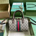 GUCCI Gucci Lido米白皮革斜揹包-772053：圖片 3