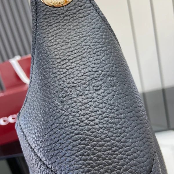 GUCCI B系列中號黑色粒面托特包-820169：圖片 5