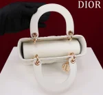 Dior Lady 白色羊皮斜挎包小號PM-M0538：圖片 5
