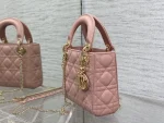 Dior Lady mini 胭脂羊皮斜挎包mini-M0505：圖片 6
