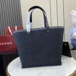 GUCCI Totissima中號紅色帆布托特包-788203：圖片 4