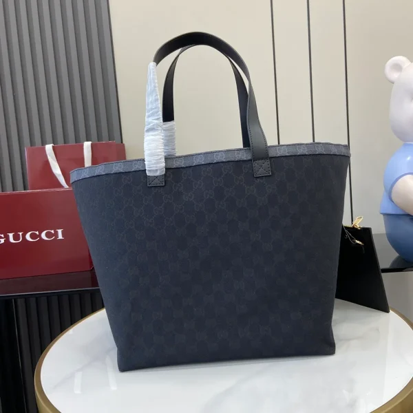 GUCCI Totissima中號紅色帆布托特包-788203：圖片 4