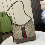 GUCCI Ophidia小號米白帆布水桶包-781402：圖片 2