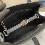 GUCCI Spring Summer春夏灰褐粒面手提包-806205：圖片 8