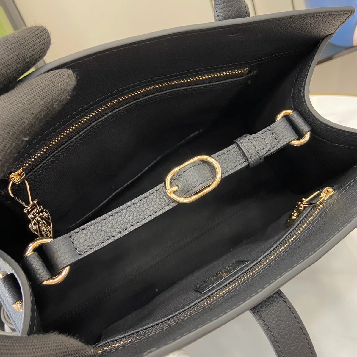 GUCCI Spring Summer春夏灰褐粒面手提包-806205 8 GUCCI Spring Summer春夏灰褐粒面手提包-806205