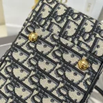 Dior D-Vibe 藍色斜挎包中號MM-M1341：圖片 18