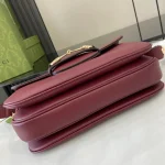 GUCCI Horsebit 1955小號米棕帆布肩揹包-815178：圖片 5