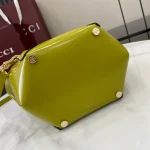 GUCCI Gucci Rosso Ancora紅色光面手挽包-805832：圖片 5