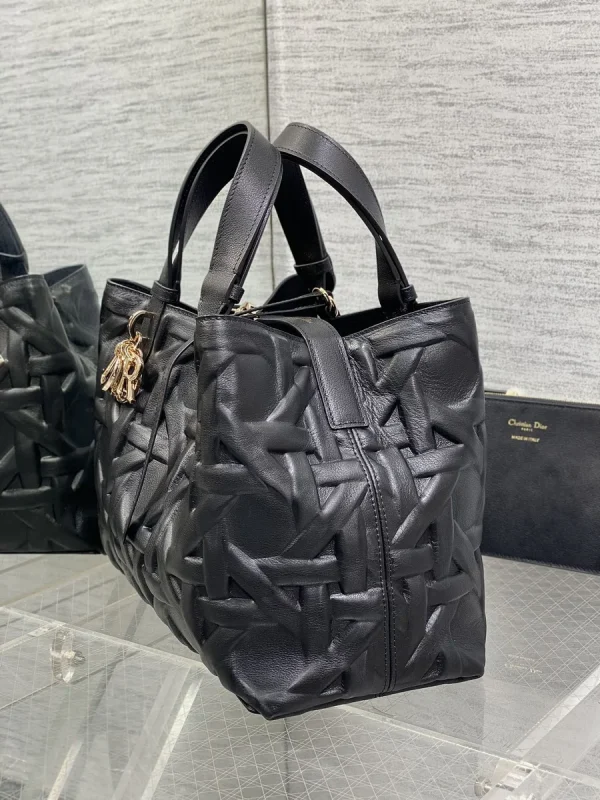 Dior Toujours 黑色托特包中號MM-M2821：圖片 4