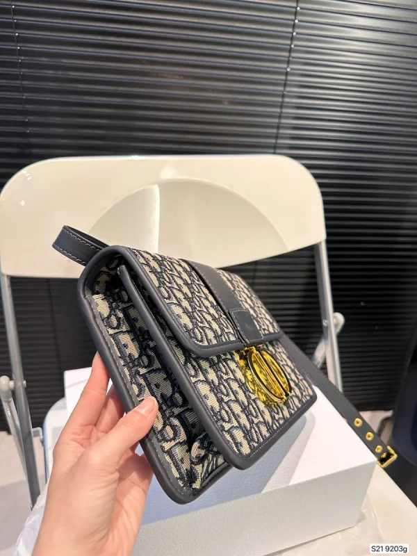 Dior 30 Montaigne 藍色單肩包中號MM-M9203：圖片 7
