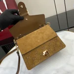 GUCCI Dionysus棕色麂皮斜揹包-813400：圖片 7