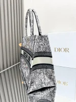 Dior Book 奶白色托特包中號MM-M1296：圖片 5