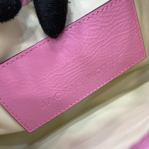 GUCCI Jackie Notte迷你紅漆皮斜揹包-782889：圖片 10