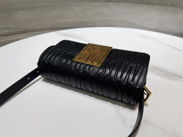 Dior Miss 黑色小牛皮單肩包小號PM-M2610：圖片 6