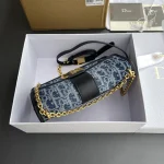 Dior 30 Montaigne 藍色單肩包小號PM-Monta：圖片 6