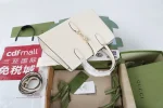 GUCCI Spring Summer春夏象牙粒面手提包-806205：圖片 10
