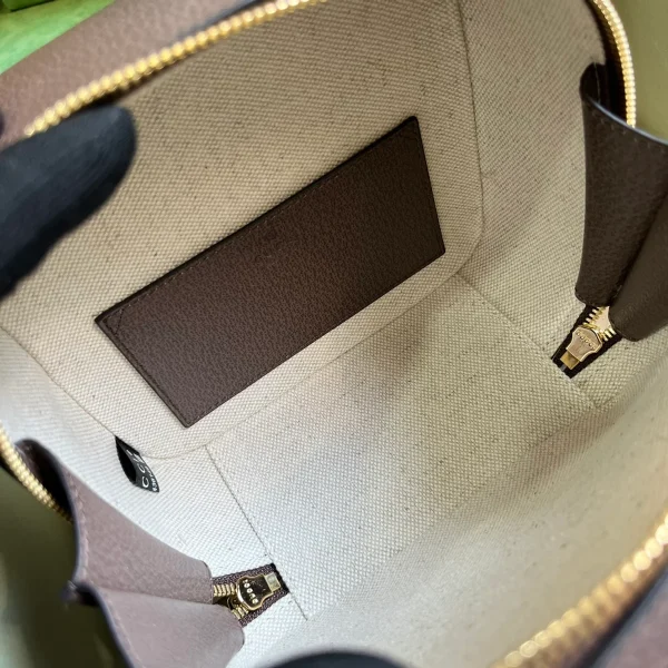 GUCCI Ophidia米棕帆布迷你斜揹包-772157：圖片 9