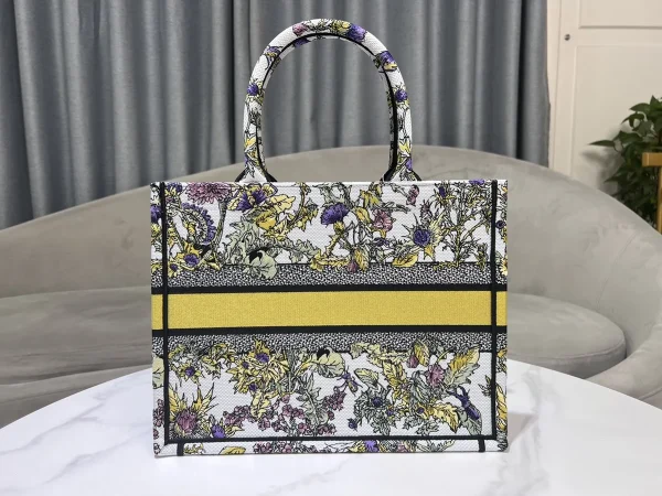Dior Book 奶白托特包中號MM-M1296：圖片 4